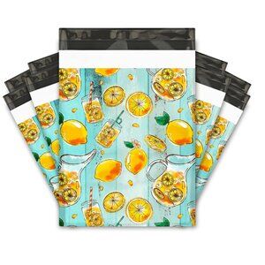 20 10x13 Lemonade Poly Mailers Shipping Envelopes